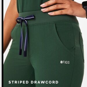 COPY - FIGS SCRUB JOGGERS XXSP BRITISH GREEN